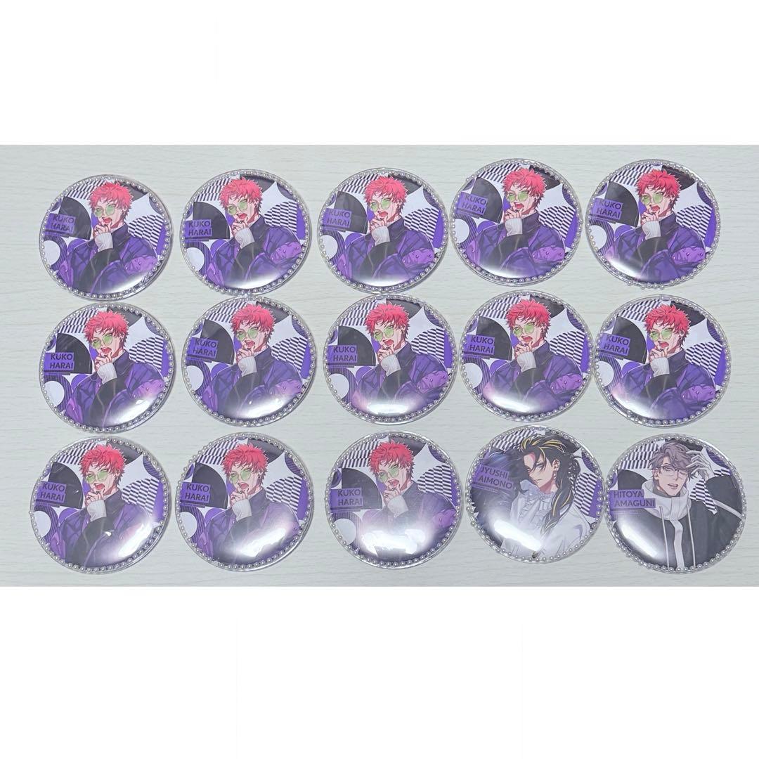 ヒプノシスマイク 波羅夷空却 天国獄 四十物十四 缶バッジ セット ew04 オフィシャルアクリルスタンド(Extra Wardrobe 04)波羅夷 空却