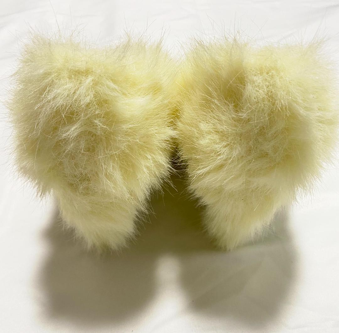 ZARA ハリーランバード フェイクファーシューズ DISNEY 白色 - メルカリ