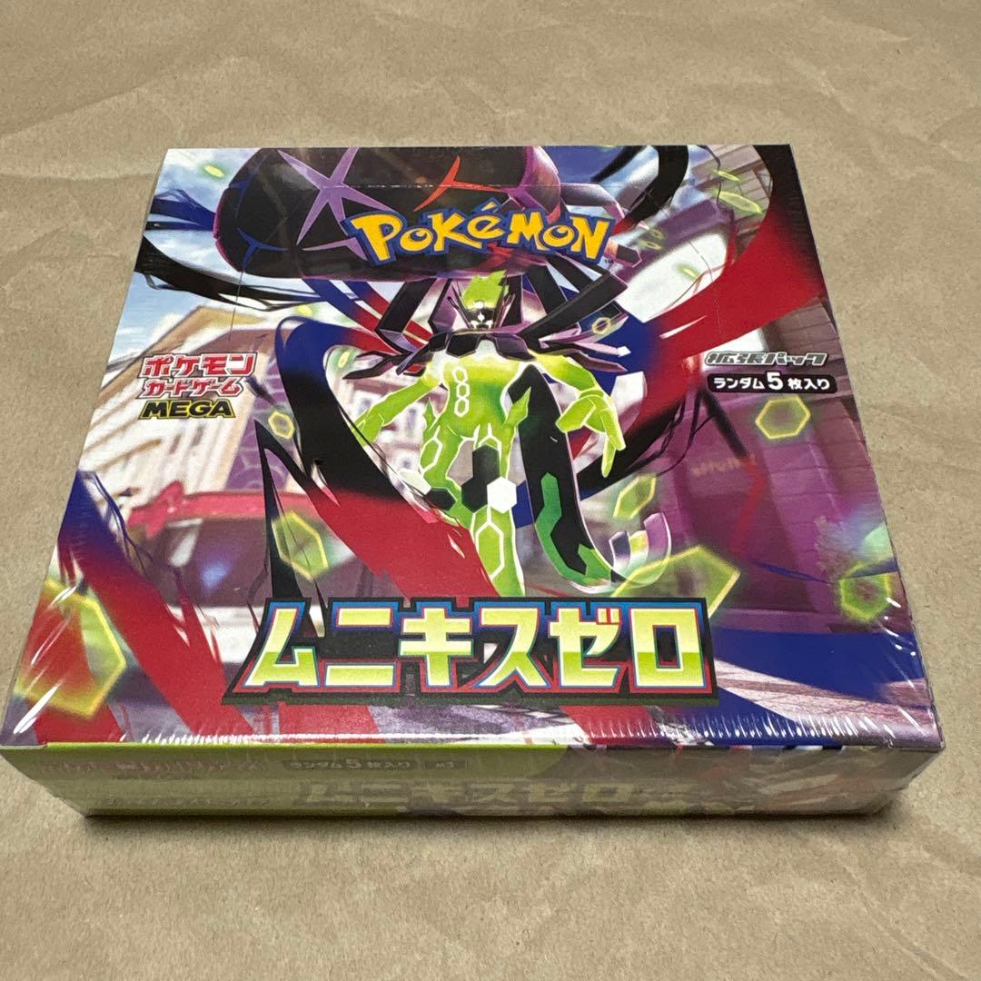 ポケモンカードゲーム 新品未使用ムニキスゼロ1box シュリンク付き ポケモンカードゲーム ムニキスゼロ BOX新品未開封シュリンク付き