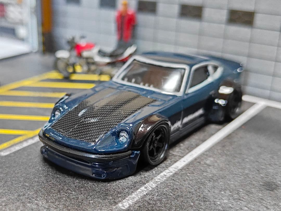 ホットウィールカスタム 日産 フェアレディZ 湾岸ミッドナイト深リム