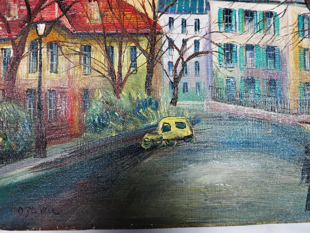 小澤勇寿郎 「モンマルトル」油彩画 F10号 - メルカリ