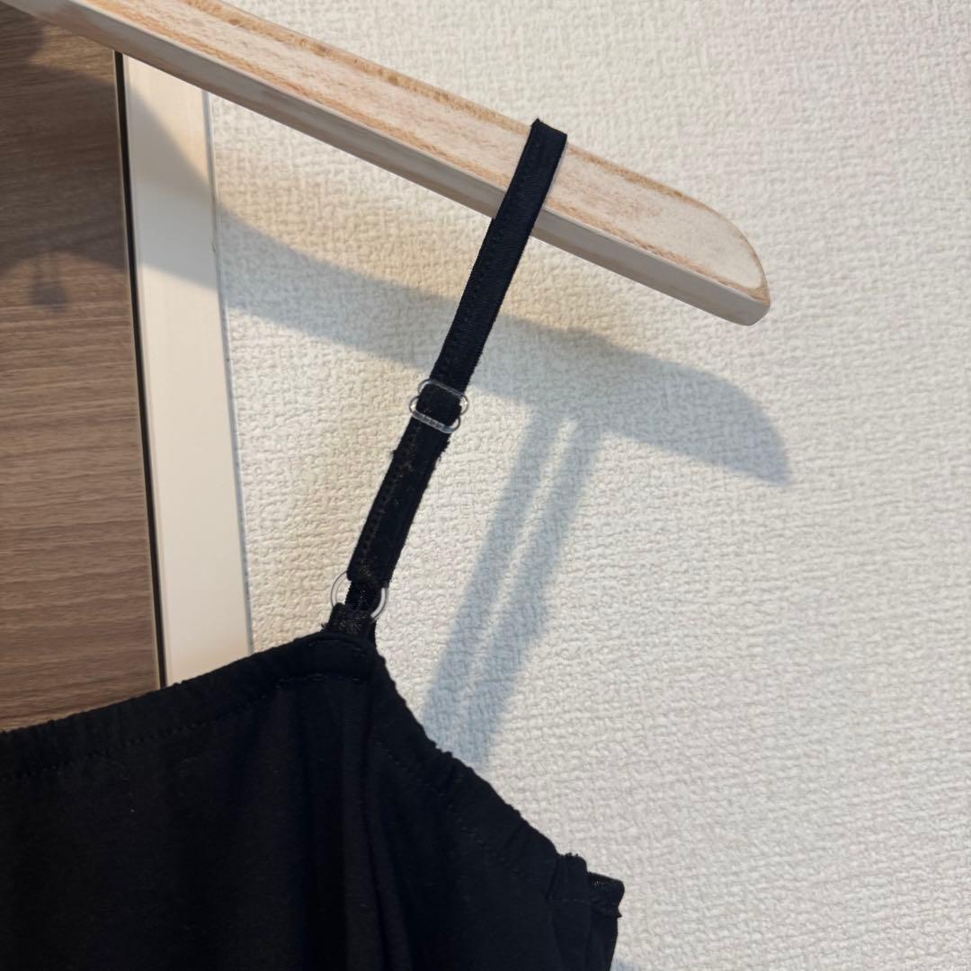 希少】00s 美品 axes femme ビッグ リボン キャミソール 黒 M