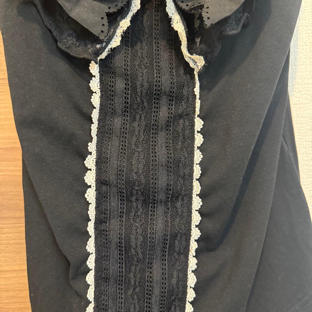 希少】00s 美品 axes femme ビッグ リボン キャミソール 黒 M