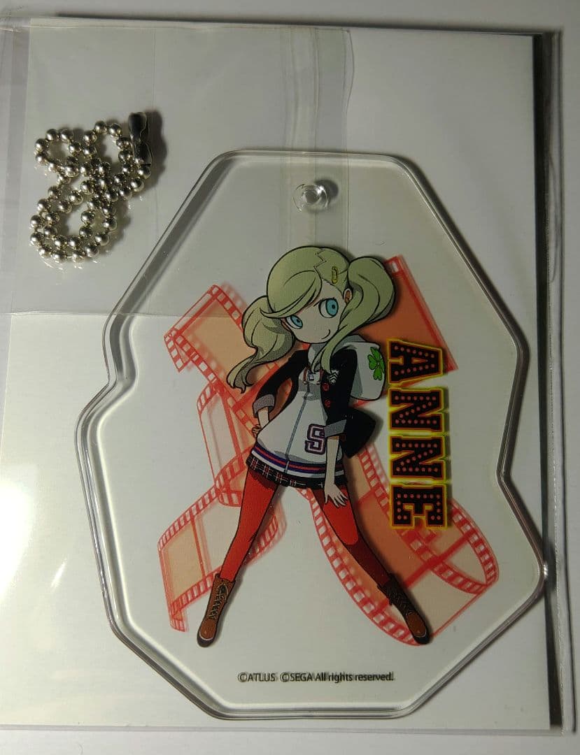 レア　クリアタグ　ペルソナQ2 P5 主人公 高巻 杏 セガ コラボカフェ