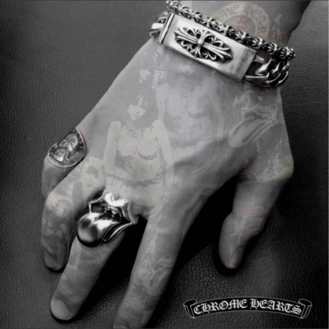 クロムハーツ 超希少リップ＆タンリング17.5号 - メルカリ