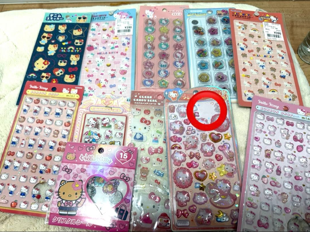 キティ　シール　セット