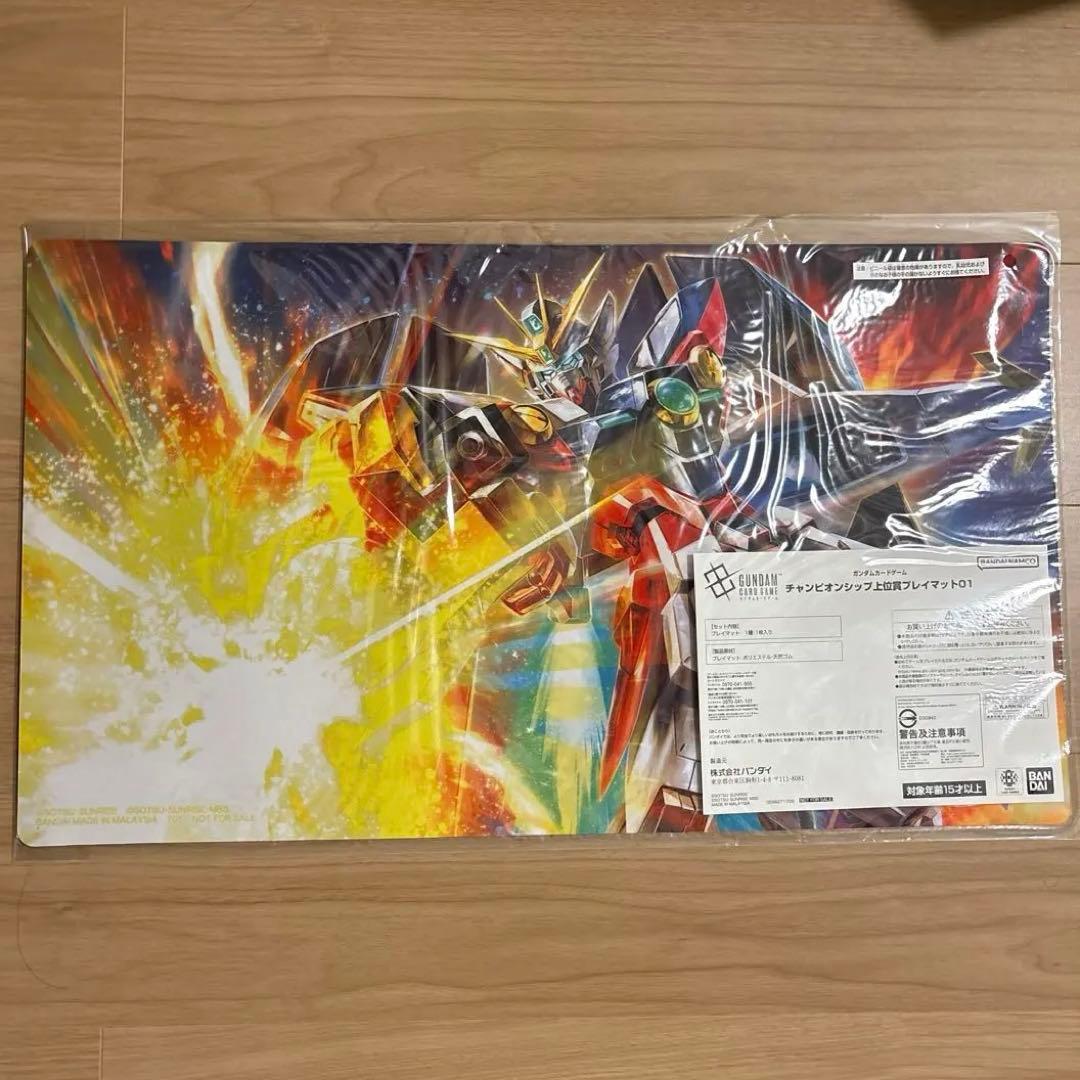 ガンダムカード　ウイングガンダムゼロ　プレイマット　エリア予選ベスト4記念品