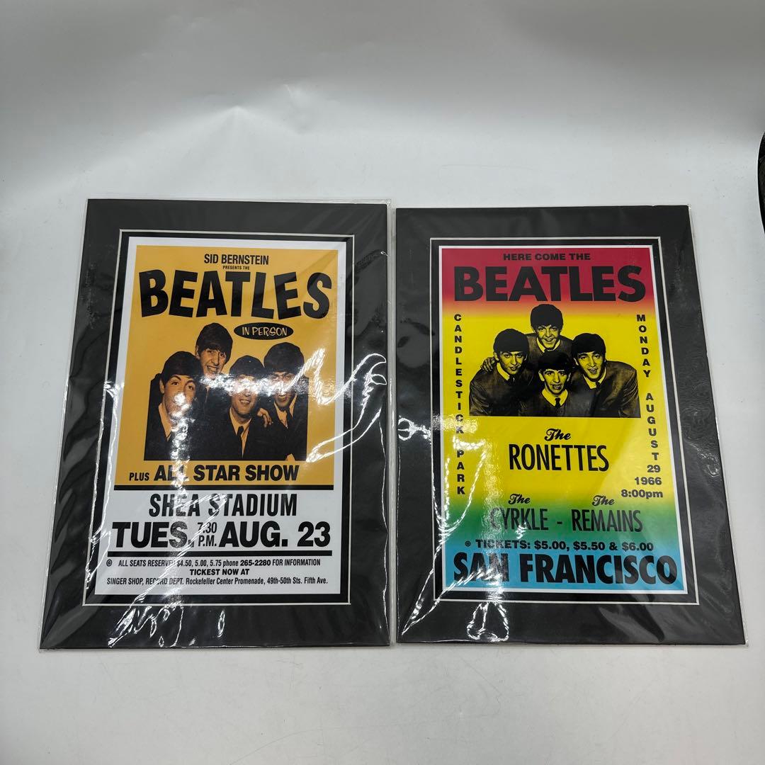 BEATLES シェイ・スタジアム コンサートポスター 1966 - メルカリ