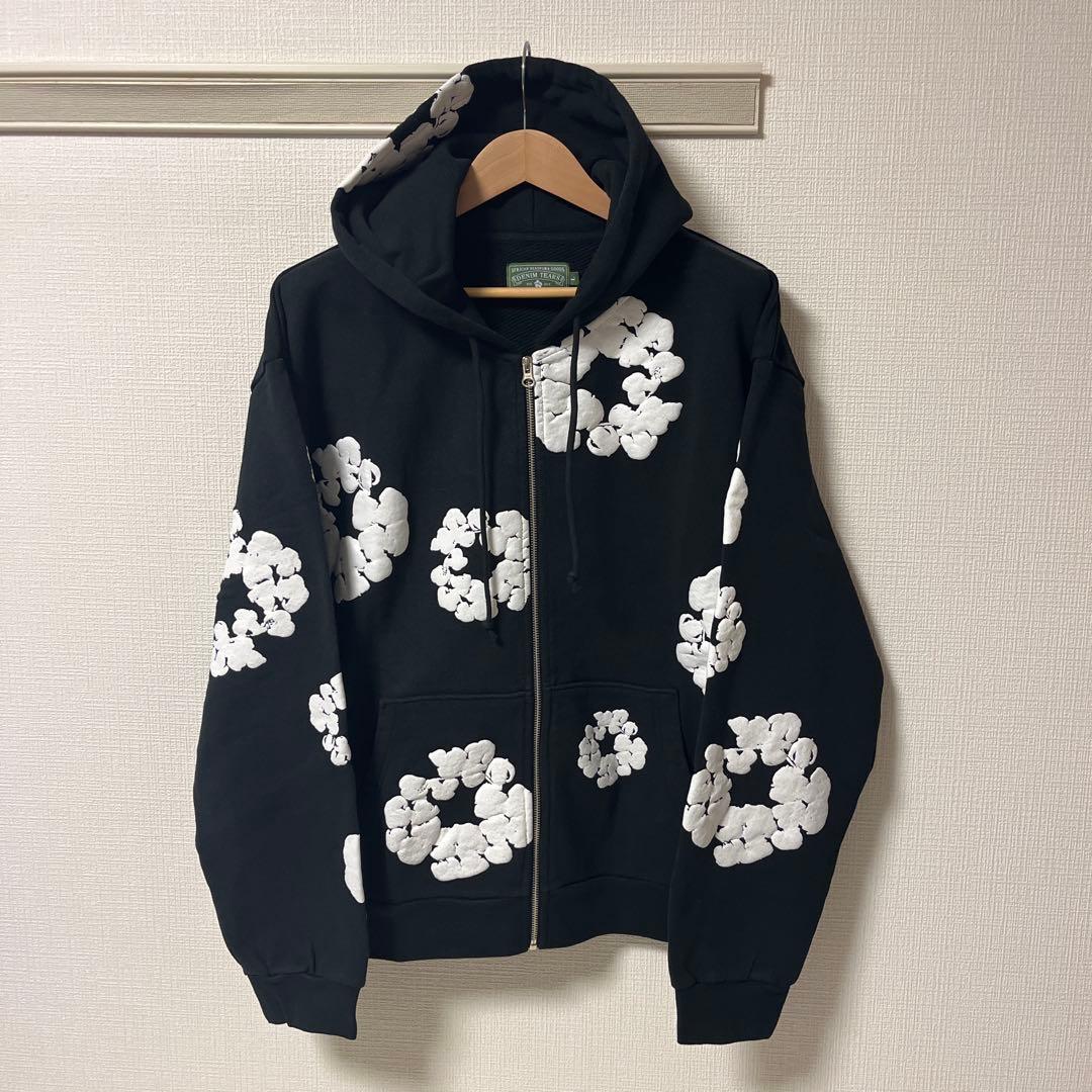 【極美品】 DENIM TEARS ジップ パーカー Lサイズ