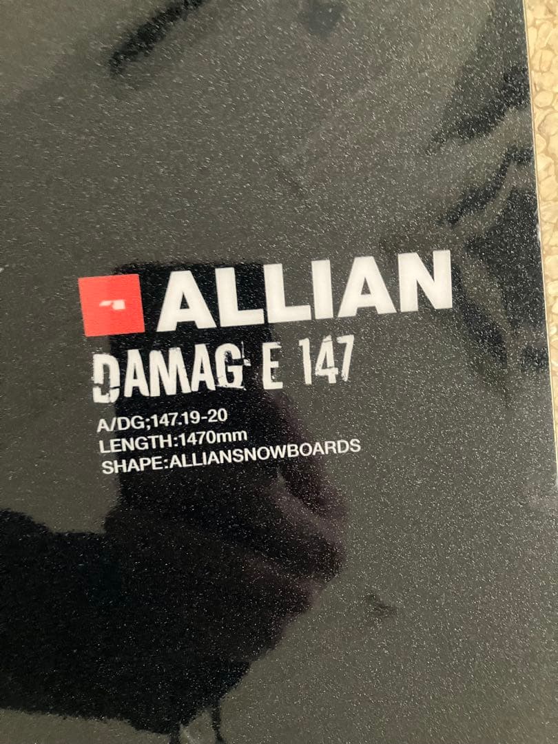 ALLIAN DAMAGE E 147 スノーボード 1470mm