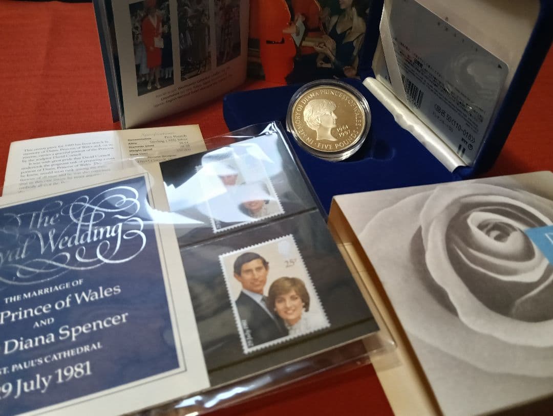 【会員限定版】英国 イギリス ダイアナ妃 追悼 5ポンド プルーフ 銀貨