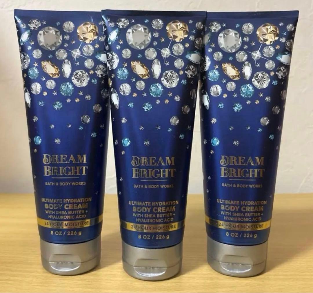 【Dream Bright】Bath&bodyworks ボディクリーム　３本