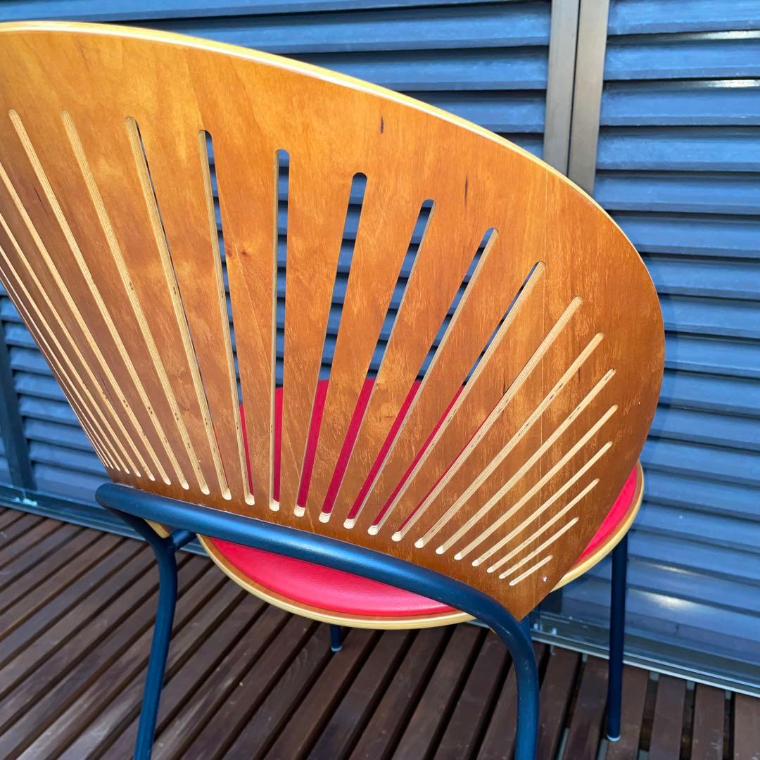 デンマーク フレデリシア 椅子 ナナディツエル 赤 2 -