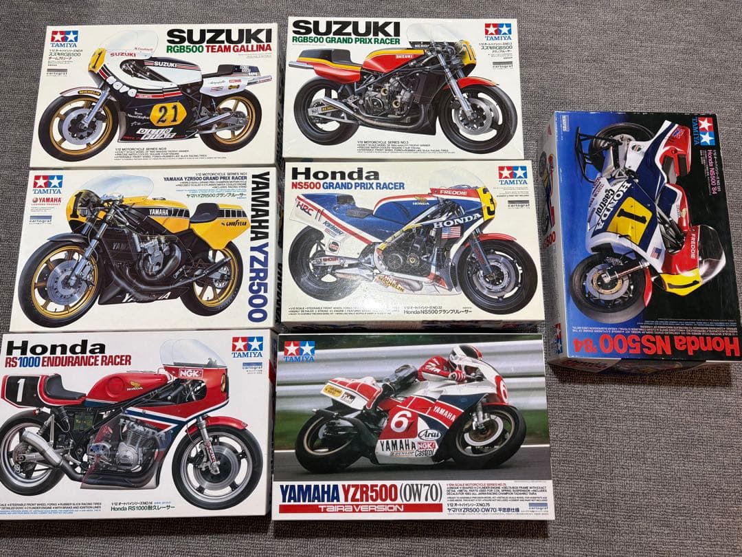 タミヤ　1/12 レーサー　7キット　カルトグラフ