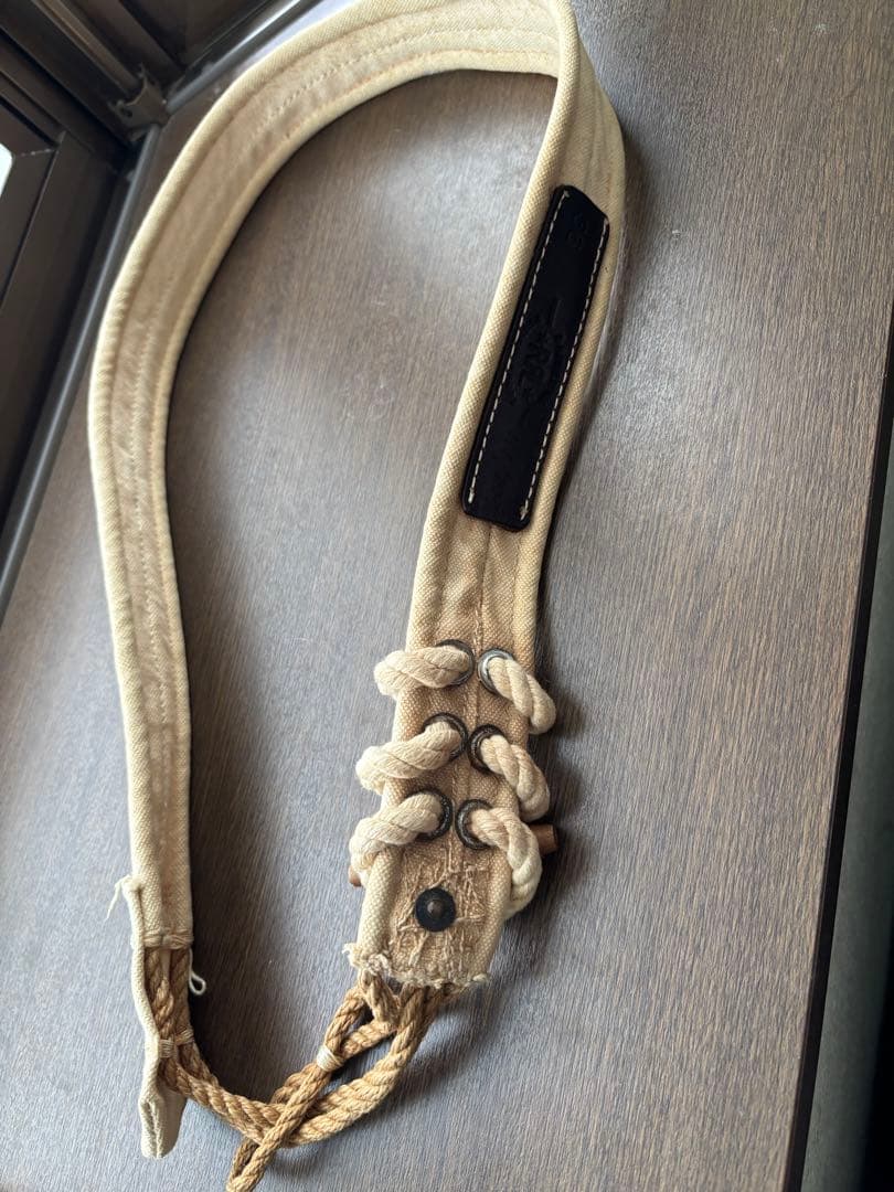 70〜80's ヴィンテージ Double RLキャンバスロープベルト 36