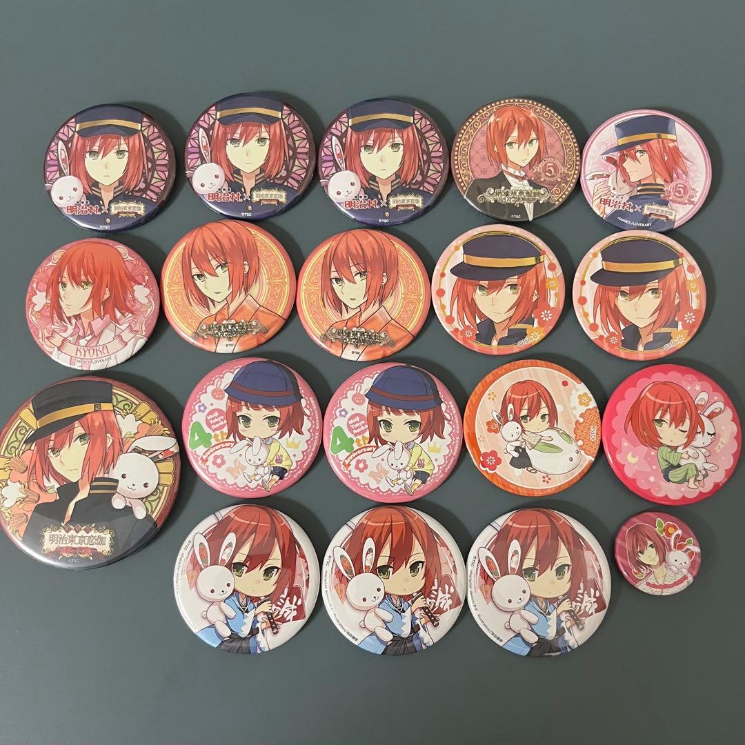 明治東亰恋伽 めいこい 明治村 ハイカラ浪漫劇場 周年 劇場版 泉鏡花 缶バッジ