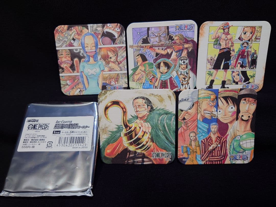 ジャンプ展 アートコースター ワンピース〜航海の軌跡〜コースター 全