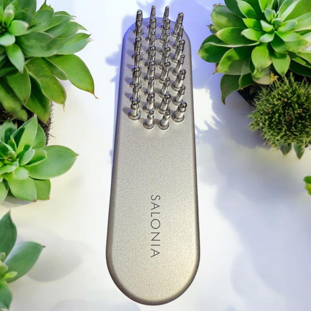 美品 SALONIA 電気 スカルプブラシ