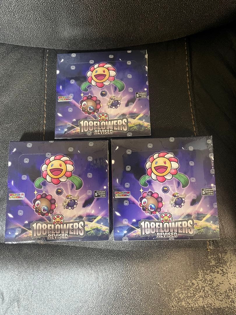 村上隆 108フラワーズREVISED　英語版　3BOX シュリンク付き　新品