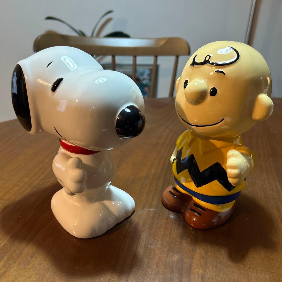 貯金箱 スヌーピー チャーリーブラウン - メルカリ