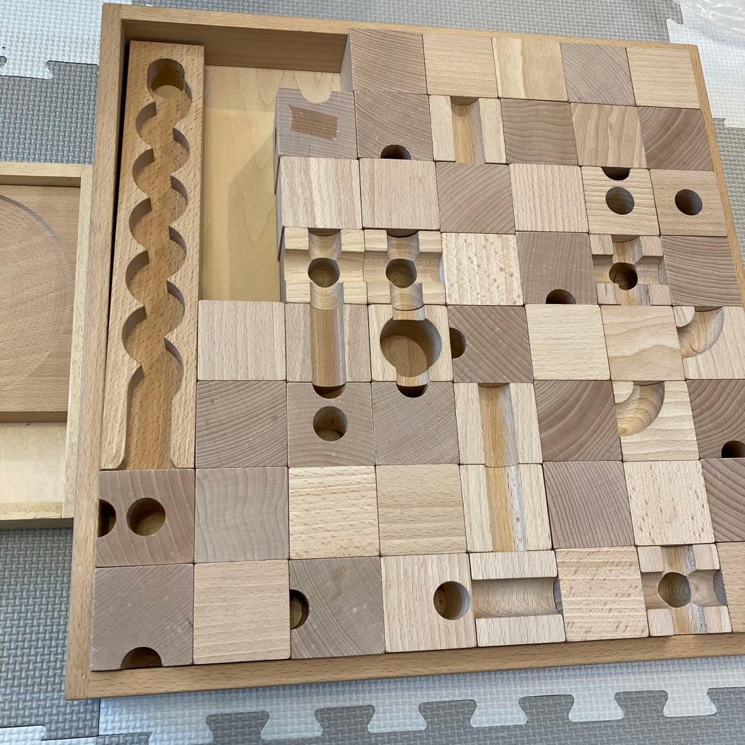 キュボロ cuboro 旧版スタンダード 53ピース＋なみなみレール他 キュボロ cuboro 旧版スタンダード 53ピース＋なみなみレール他