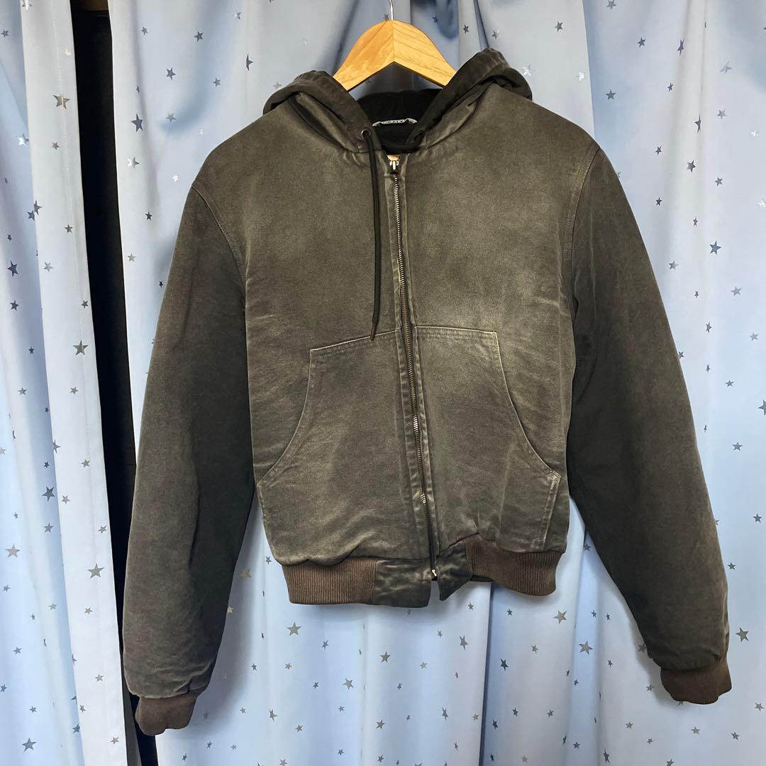 AURALEEオーガニックコットン ダック ショートジップパーカ　定価81400