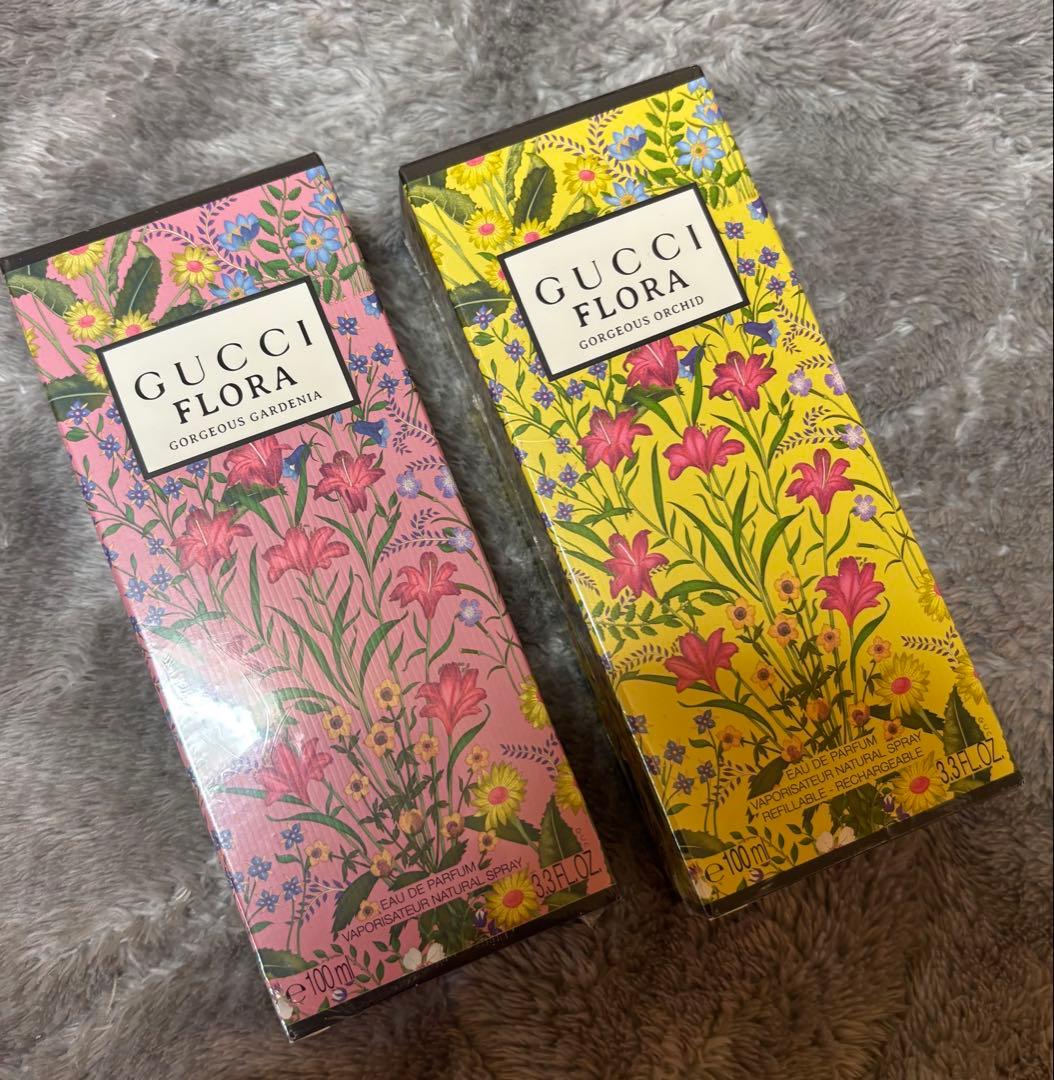 GUCCI 新品未使用 FLORAゴージャスオーキッド＆ゴージャスガーデニア