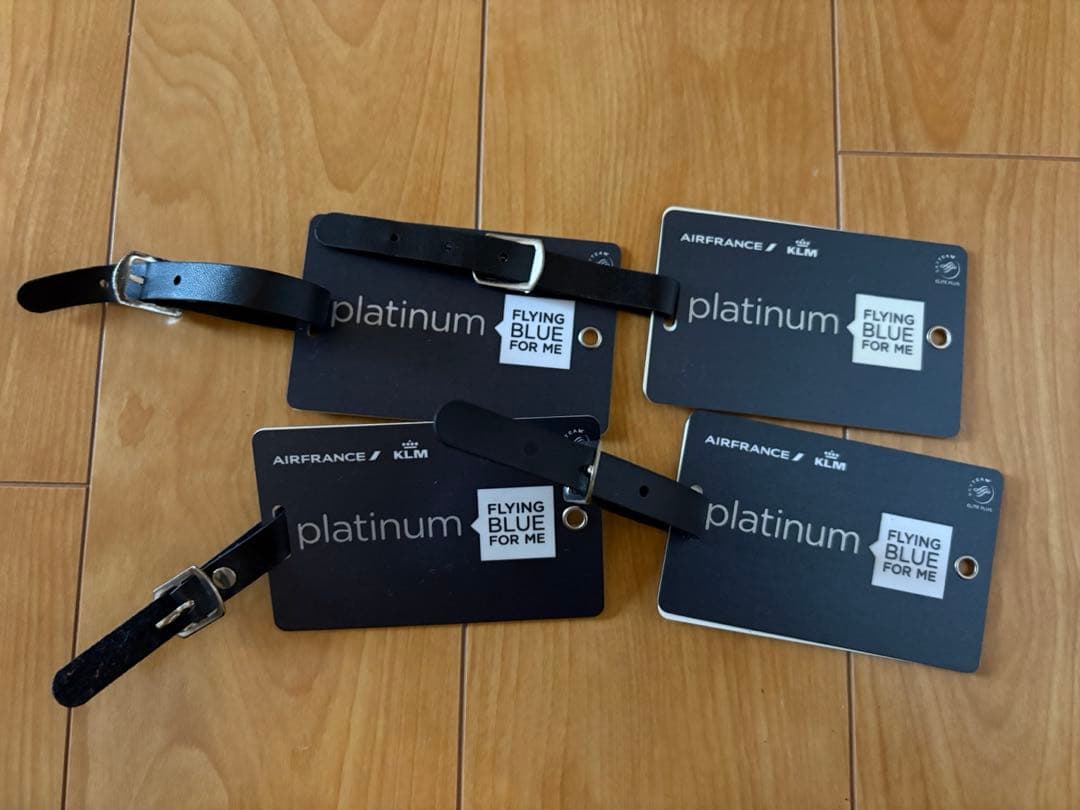 プラチナム・フライングブルー ネームタグ 4個セット