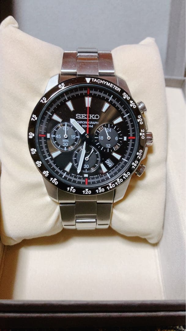 tk様専用】SEIKO ブラッククロノグラフ SSB031 6T63-00D0 - メルカリ