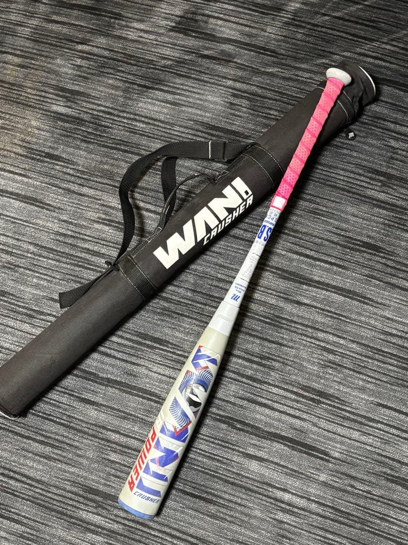 WANI Crusher 青ワニ 82cm 610g 軟式バット 少年野球 marucci マル―チ ＜ジュニア＞ 少年軟式 FRP製 バット WANI CRUSHER