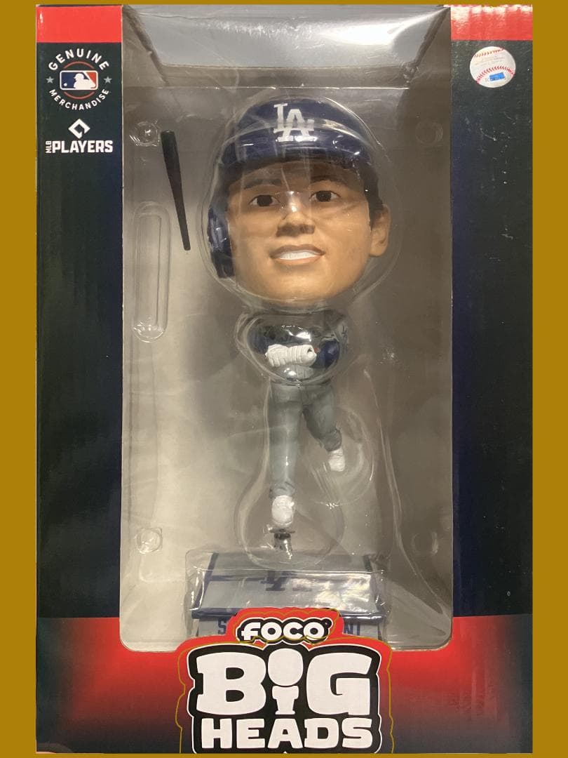 大谷翔平 ボブルヘッド MLB公式 DODGERS アウェーユユニフォーム 限定