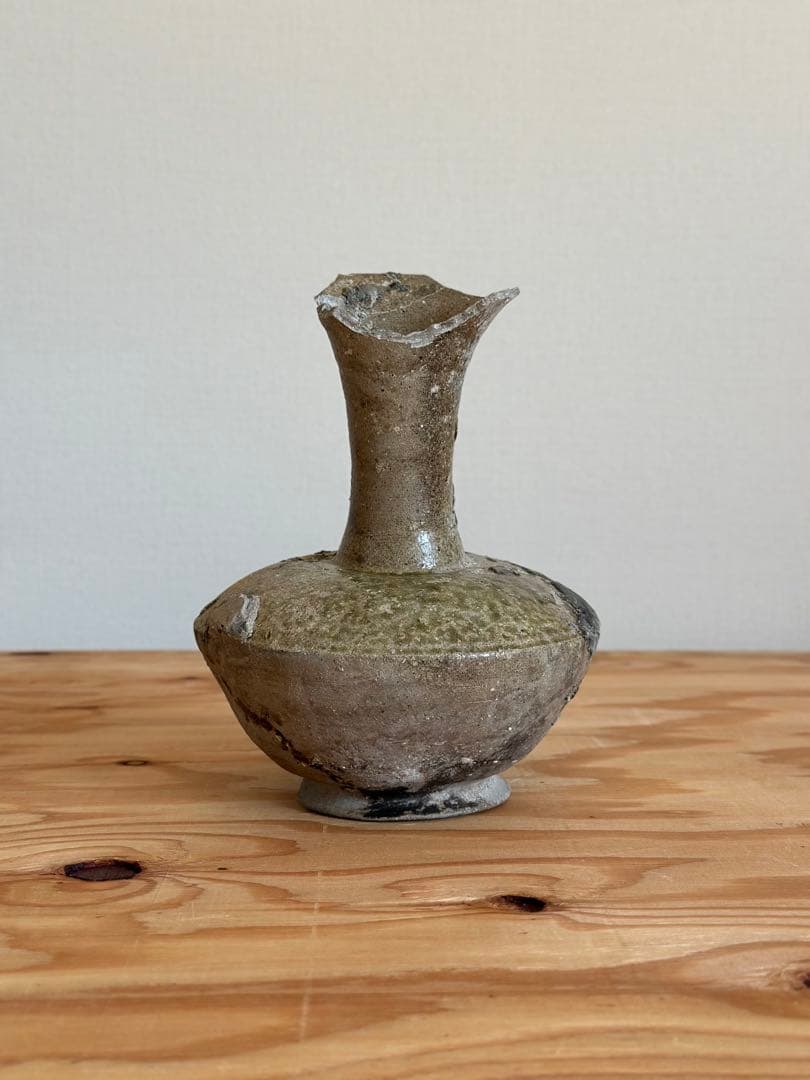 須恵器長頸壷 ［奈良時代］猿投 平安 考古 古美術 骨董