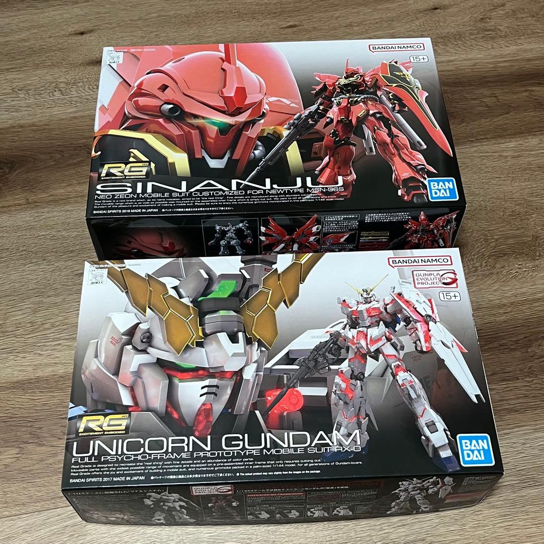 RG シナンジュ ユニコーンガンダム セット