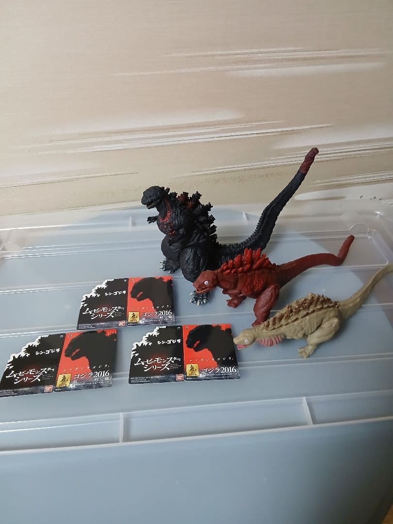 シン・ゴジラ　ムービーモンスターシリーズ　ゴジラ2016 3セット