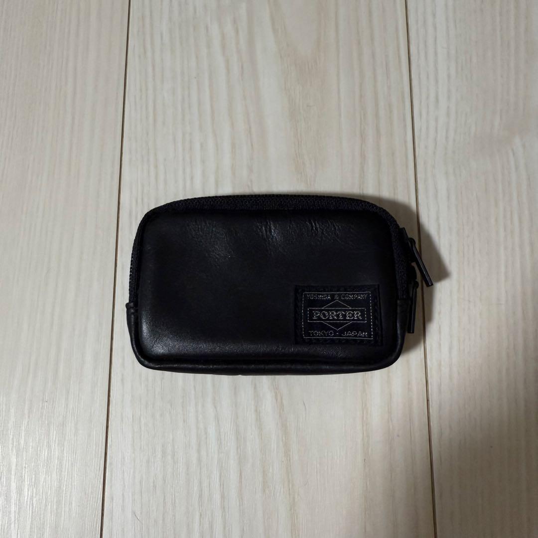 PORTER ポーター 吉田カバン ブラック レザー ケース