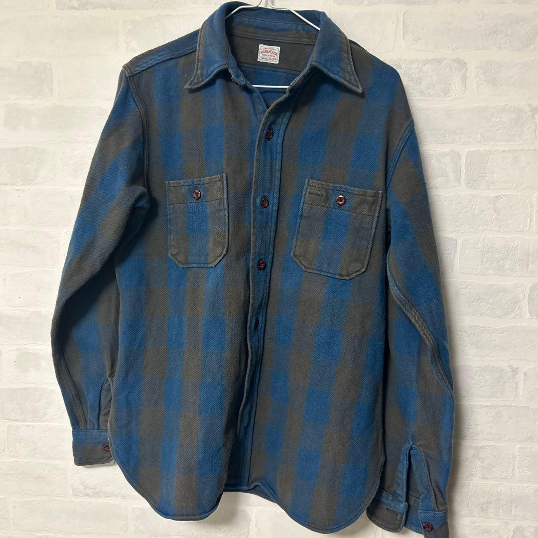 美色　ウェアハウス　ネルシャツ　Ｌサイズ