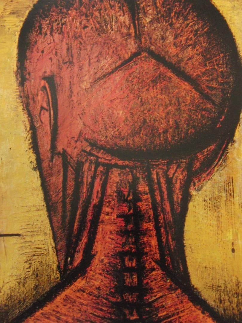 ベルナール・ビュッフェ【Tete d'ecorche de dos】