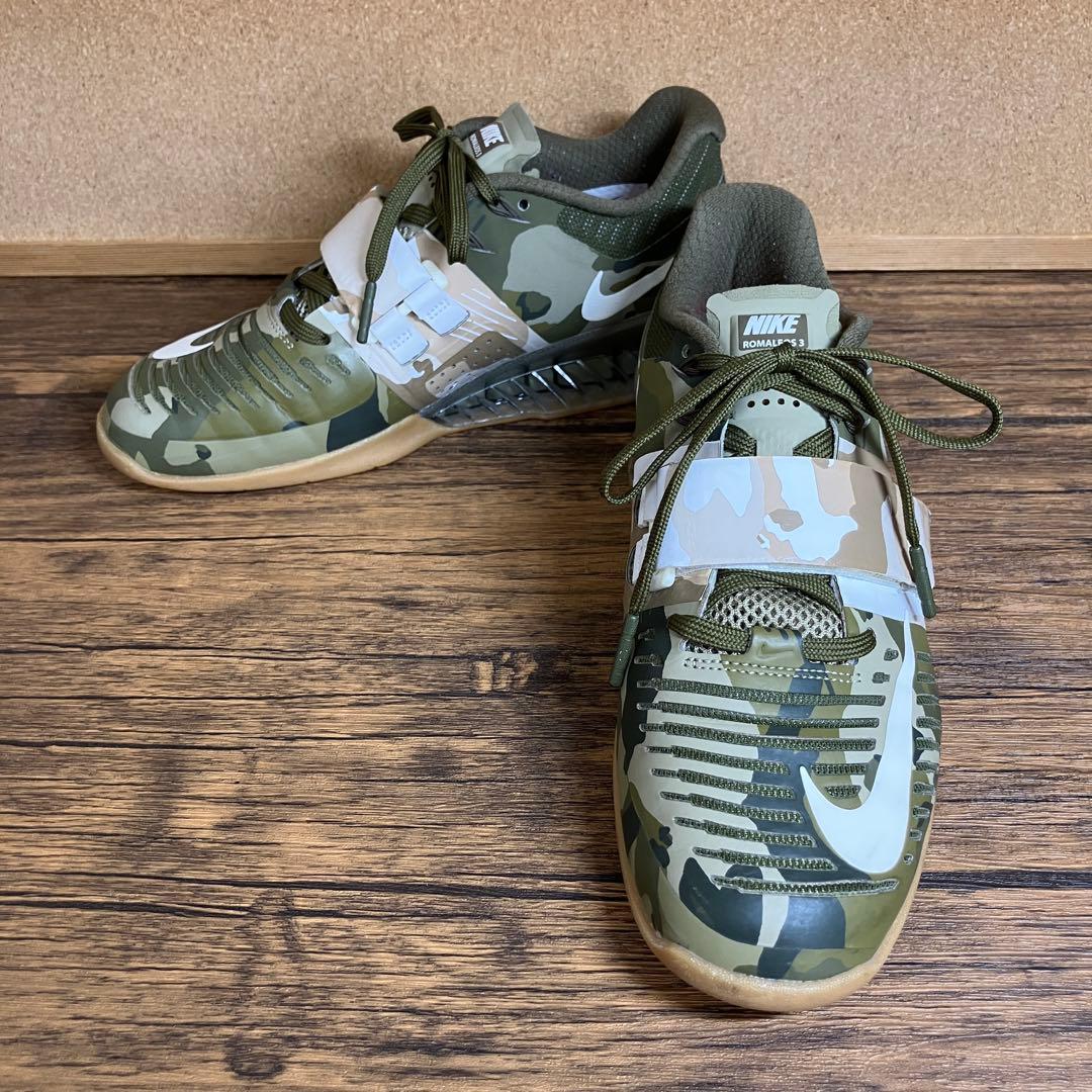 （K25899）★美品★ ナイキ ROMALEOS 3 24.5㎝ カモフラ