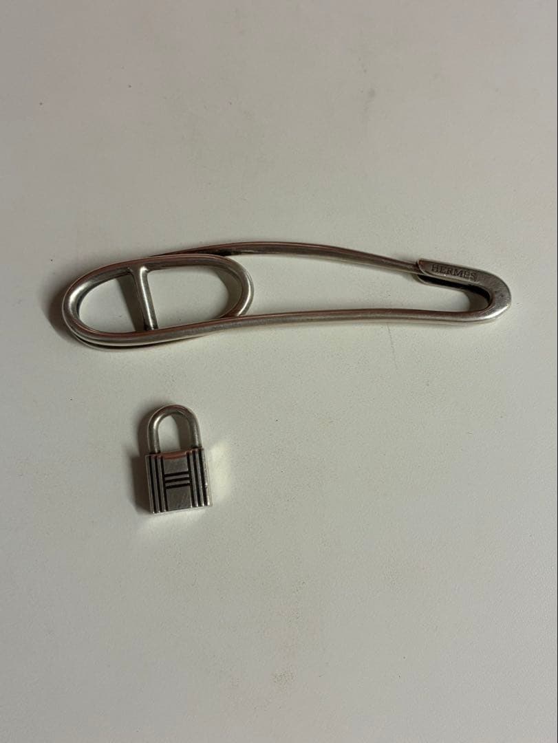HERMES エルメス シェーヌダンクル パンク ブローチ 藤原ヒロシ 安全ピン
