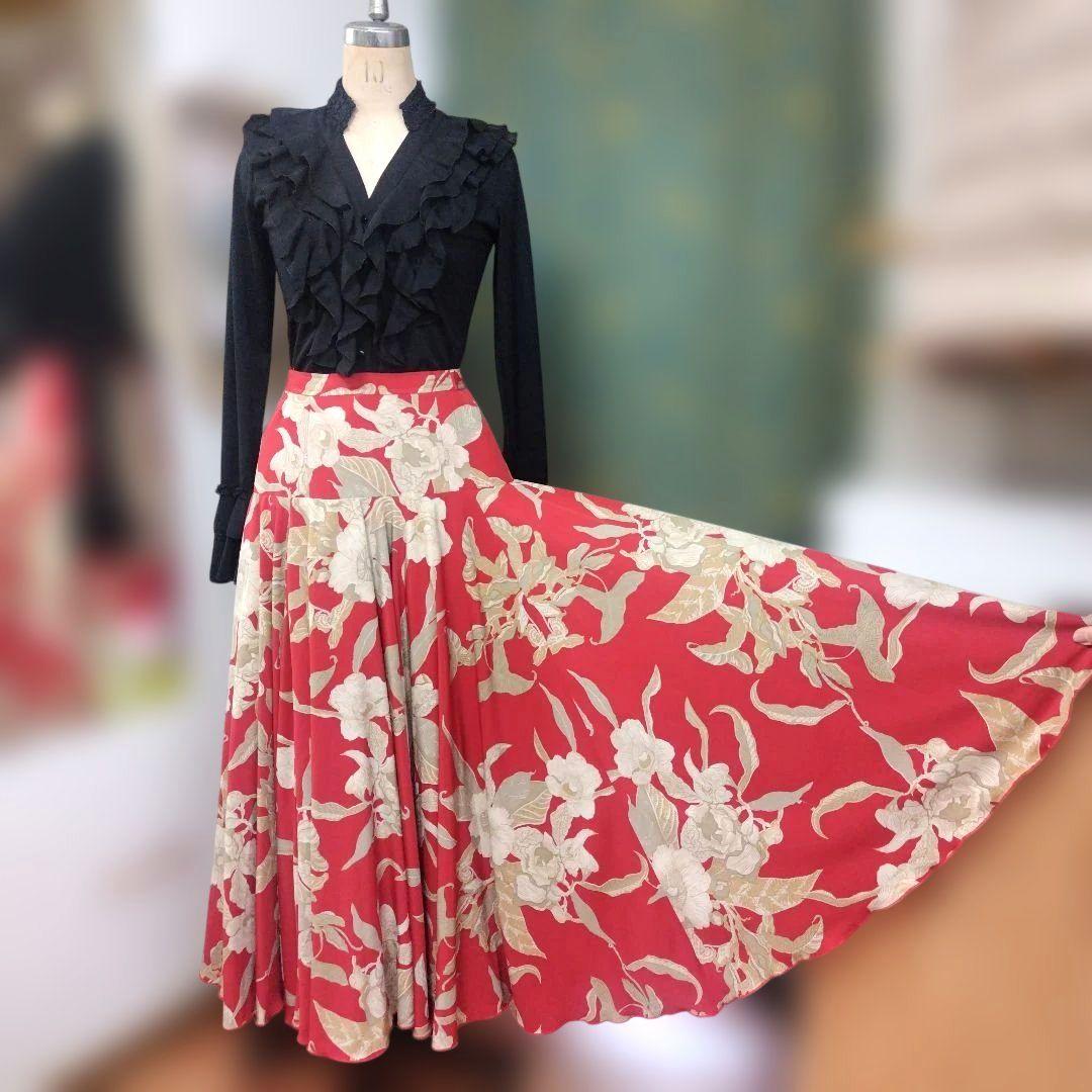 ☆フラメンコ アトリエあいあい ラップファルダ 巻きスカート