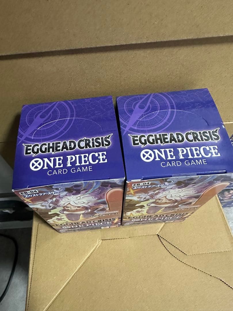 ワンピースカードEGGHEAD CRISIS エッグヘッド 2BOX テープ付き - メルカリ