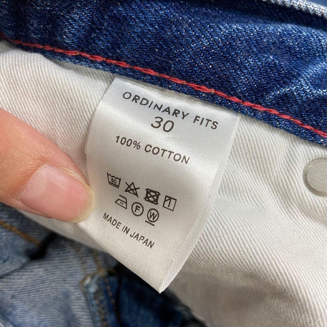ORDINARY FITS オーディナリーフィッツ⭐️アンクルデニム 30インチ