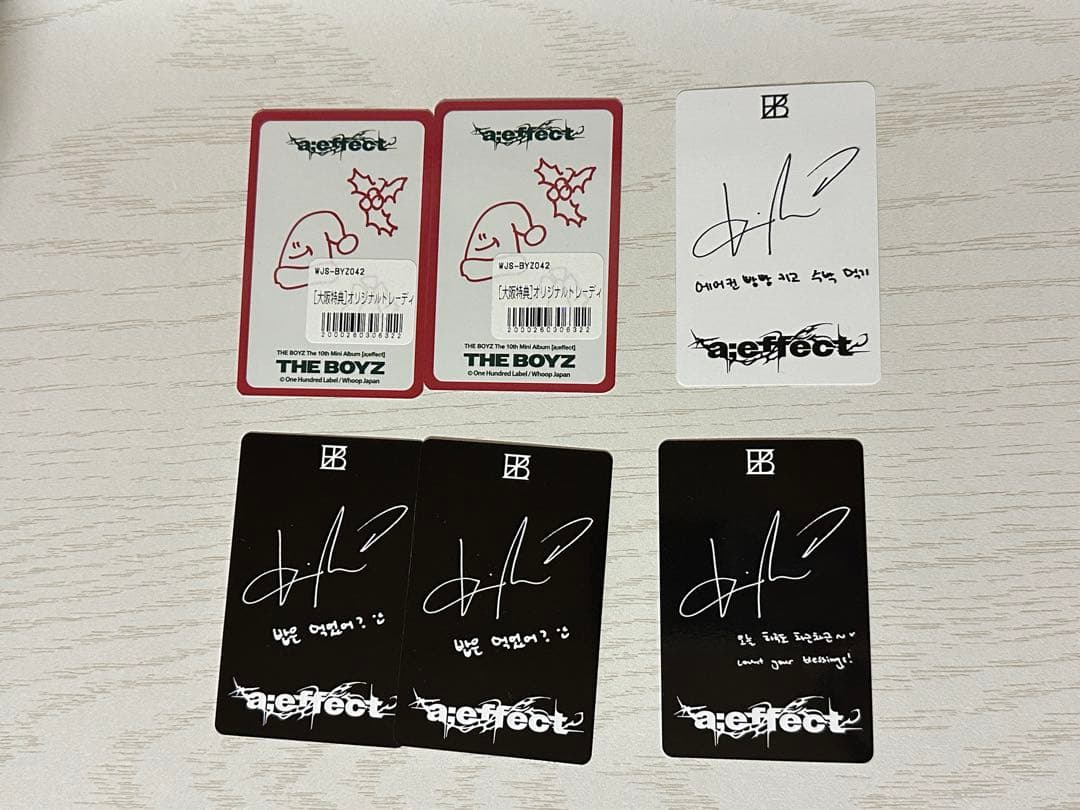 THE BOYZ a;effect CD未開封 トレカセット ケビン - メルカリ