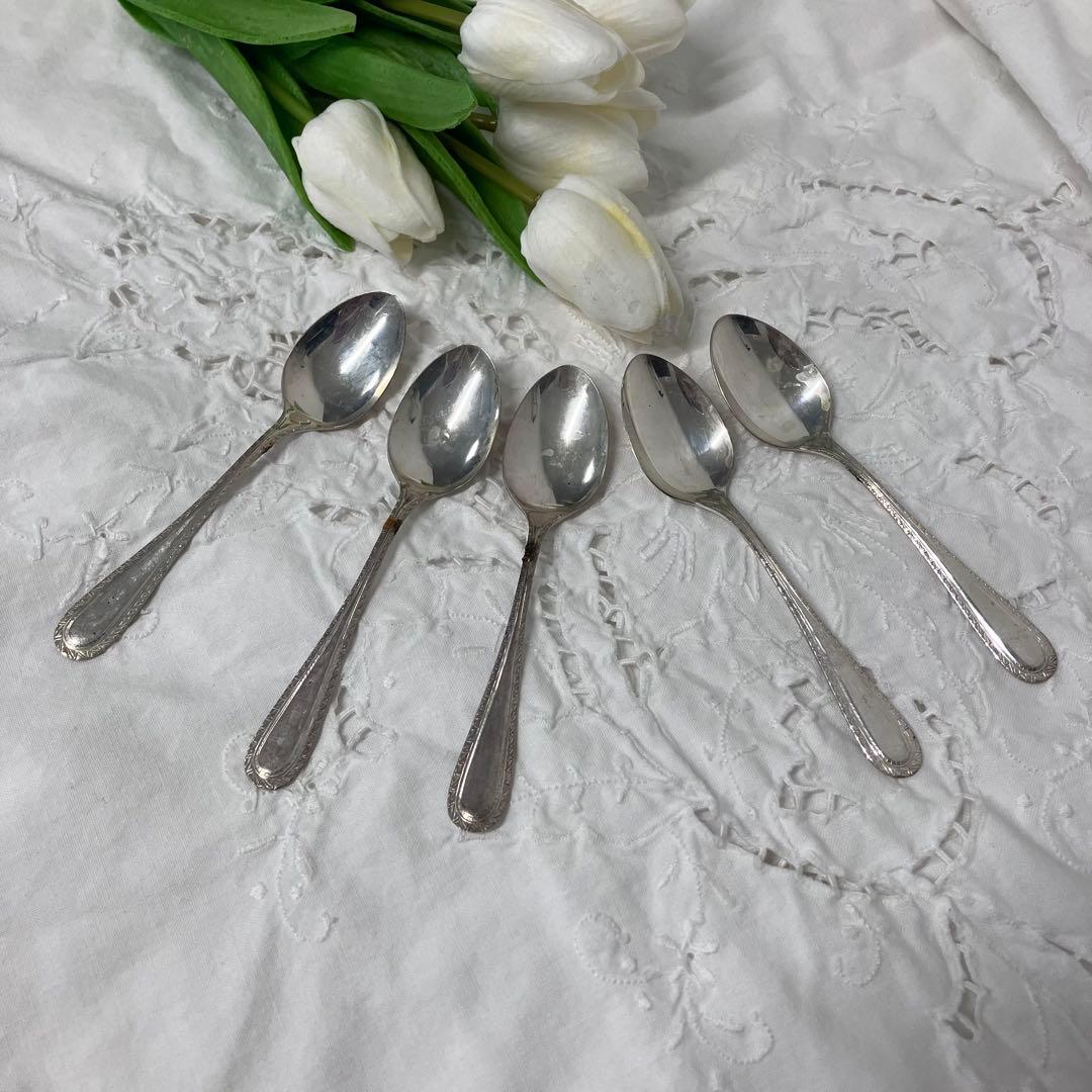 シルバー 925 ティースプーン 5本 silver