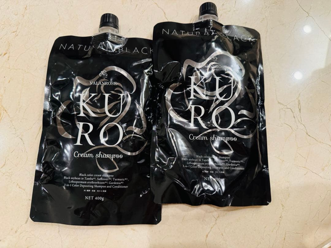 KURO Cream Shampoo 400g x2個