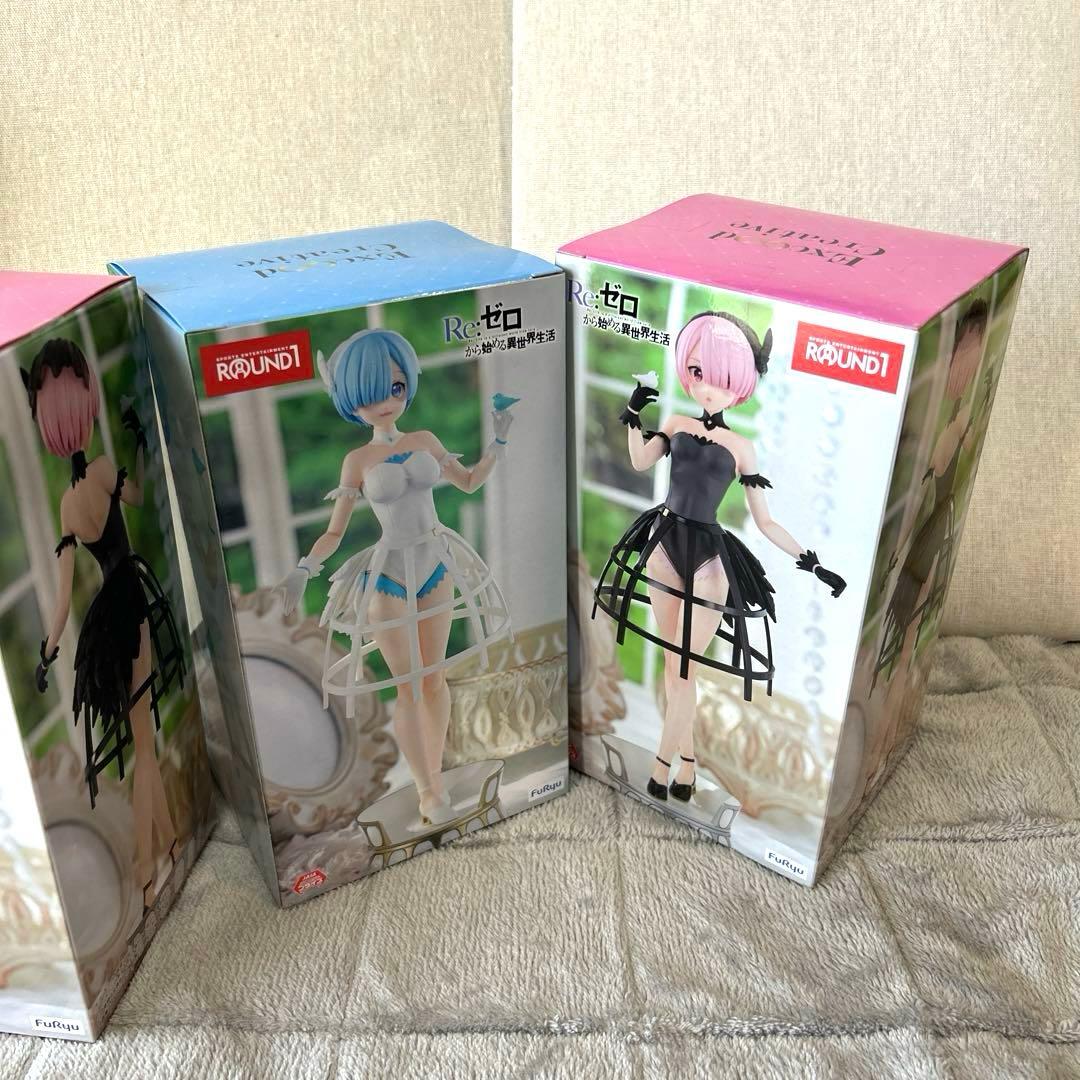 Re:ゼロ鳥籠ドレスフィギュア レム・ラム セット ROUND1限定 - メルカリ