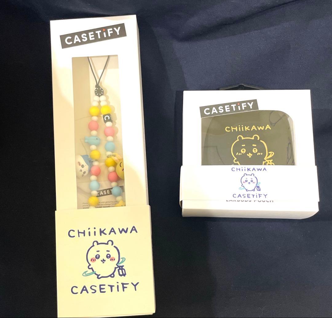 ちいかわ ケースティファイ casetify ストラップ イヤホンポーチ