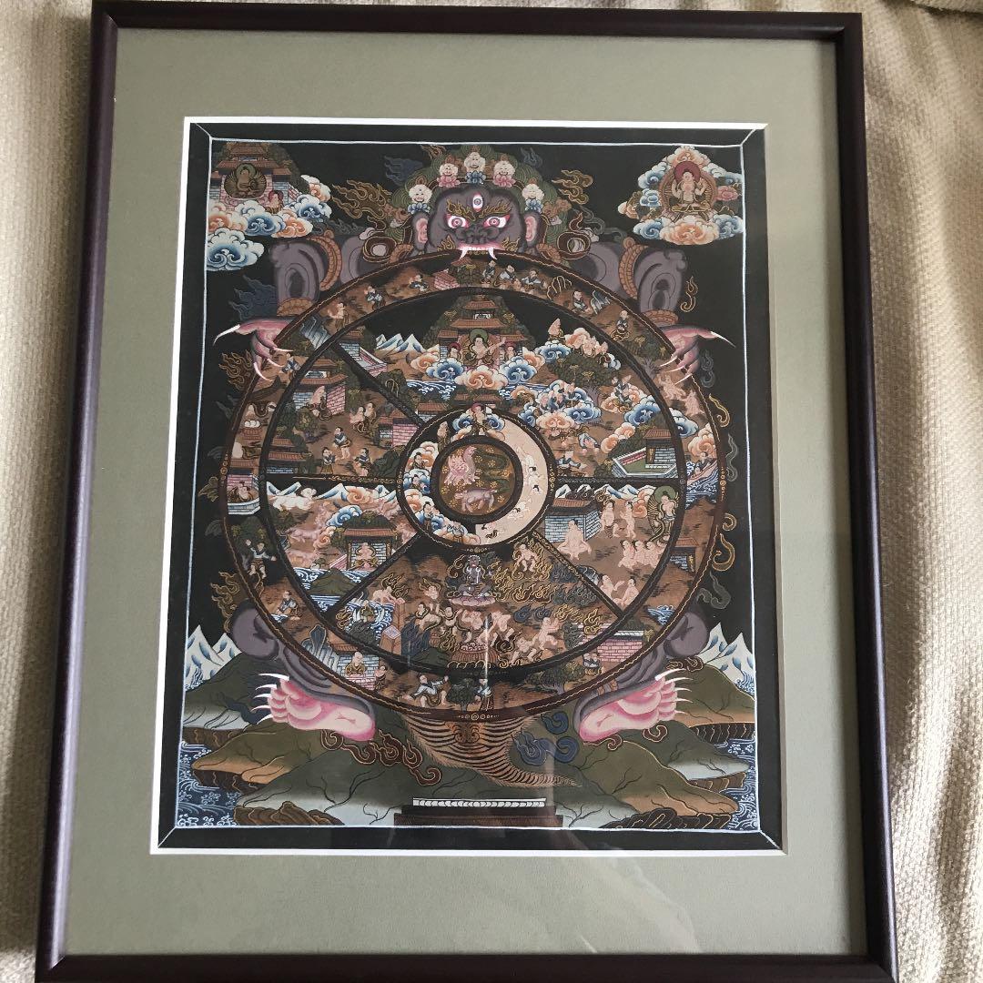 お値下げ 曼陀羅アート 曼荼羅アート「慈悲」｜Mandala art “Mercy” | 幸運を呼ぶ曼荼羅アート