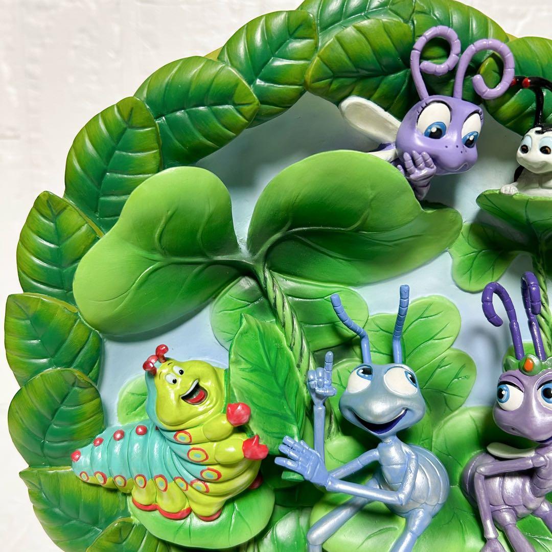 ディズニー 世界2500枚限定 バグズライフ レリーフプレート3D 飾り皿