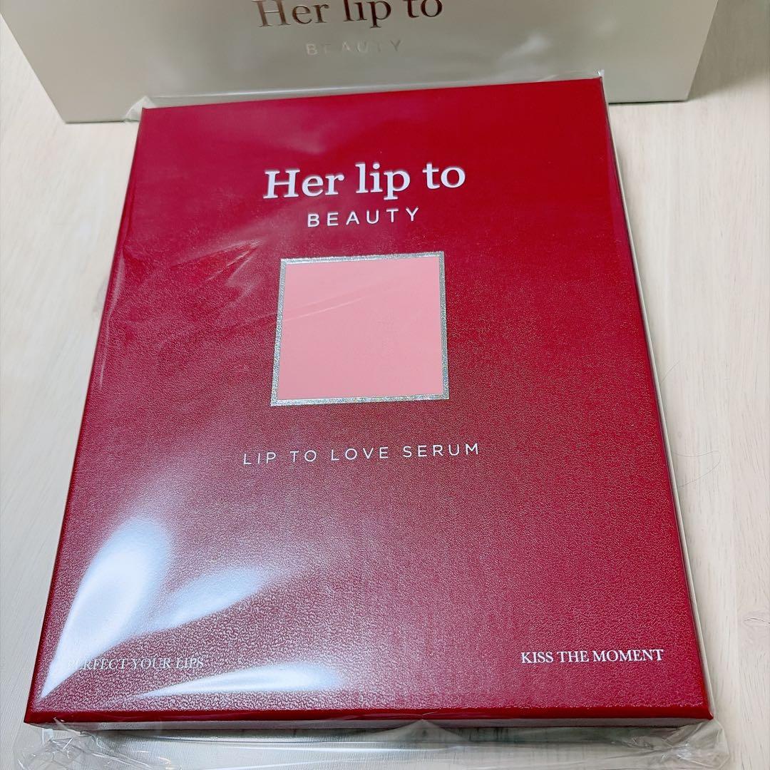 Herlipto Lip to love serum 4種+プレート付きBOX